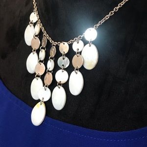 🎁🔥SALE!*Mother of Pearl 2Tone Waterfall Necklace